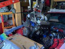 350 TPI engine coming out in May 2025.  If you look closely in the engine bay, you can see all the blue tape labels of where all the wiring harness connectors go.  I'm pretty anal about stuff like that.