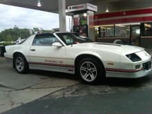 My 1986 Z28 on the day I purchased it...first fill-up.