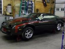 just after reassembling her from paint