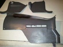 Plain original gray interior trim.