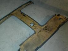 Headliner out to be fiberglassed.