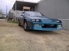 My RS ( I put the z28 scoops on it from the original hood on my z28, though the front portion of the hood was crumpled they were fine. I though it gave the RS a more "aggresive" look)