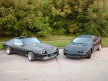 most lates pic of both my z28s (spring of 2012)