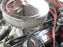 Cleaned and polished the motor. Gotta keep her clean. 5.7 liter v8 Holley 4 barrel performance carburetor.