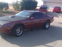 82 Camaro after I painted the hood.