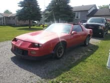 The day i picked up my new toy 1989 rs ttop v6
It needs a new victory red paint job but thats after the repairs are done