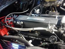 Lokar thorttle and trans cable, Full msd ignition and LS series Edlebrock intake.