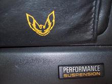 Passenger dash, What kind of &quot;Performance Suspension&quot; does this car exactly have?...