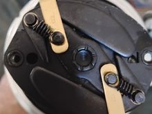Pertronix: Notice the orientation of the weights.