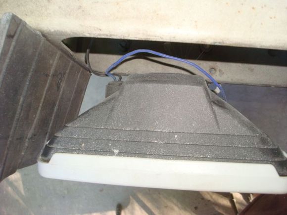 First location with the old mock up brackets.