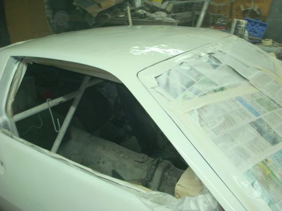 A couple coats of epoxy to seal the bare metal in.