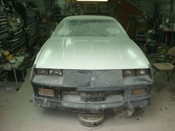 Nose piece is not bolted on so it will come up and in a little when it gets bolted up.