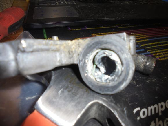 I had the drill slots into the id of the broken IAC fitting so I could chisel it into itself to get it out.
