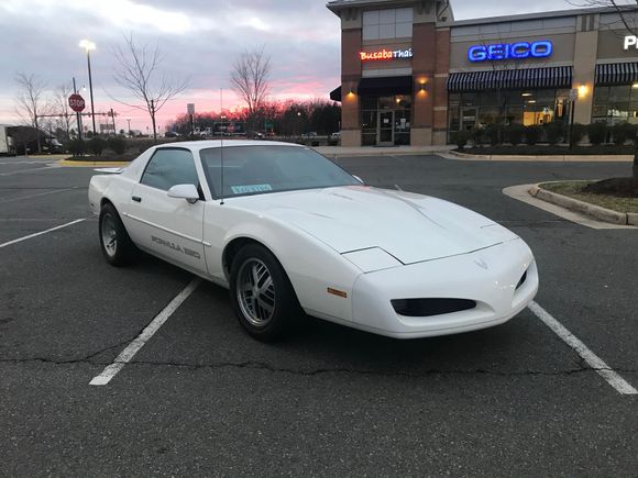 Been a while since I posted a picture. And I don’t think I posted one since she’s been lowered. Still wearing my back up front wheels (I flat spotted the $hit out of my other pair).