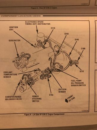 The coolant sensor wire is 
