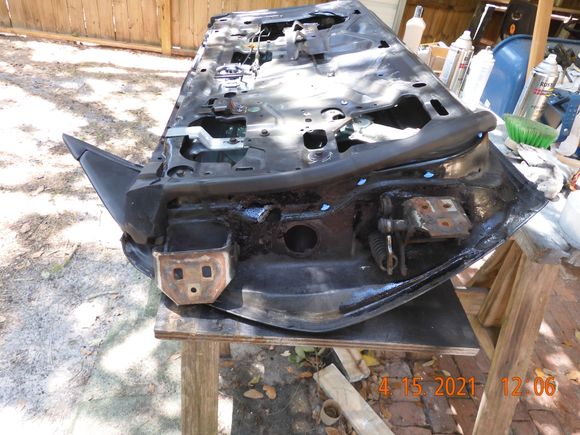 New home for the night, removed the old upper bushings.  All new should be delivered tomorrow.