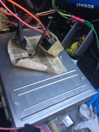 Behind passenger dash to the left of the ecm. Orange wire goes to fuse box pink wire just dangling. 