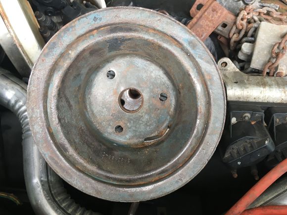 SBC pulley 3932428-CH back
