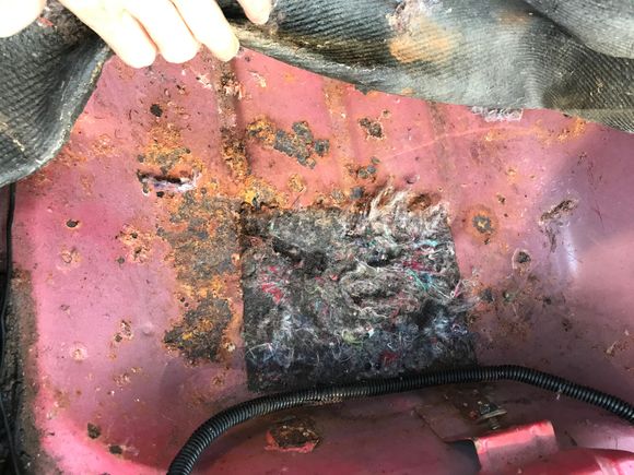 behind drive seat