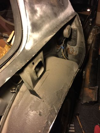 Damage was mostly superficial.
