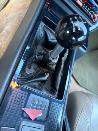 This shifter plate/boot was brand new when I sold it…replacement already on its way from Hawks
