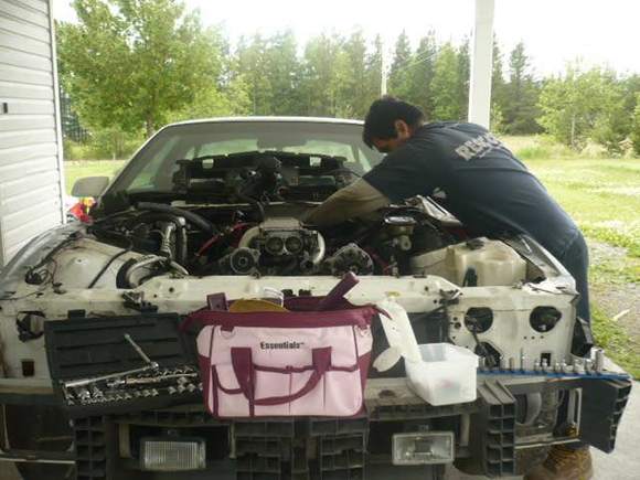 me using my wifes house tools