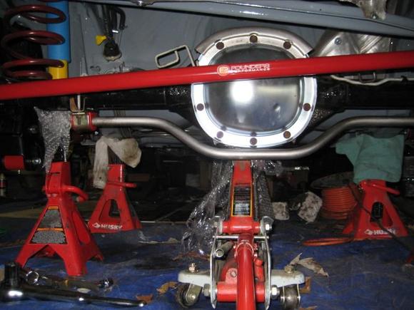 Rear end being assembled. 4th gen rear.