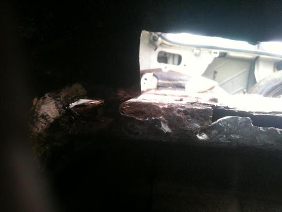 inside fender well