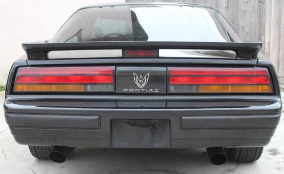 New Black Exhaust Tips