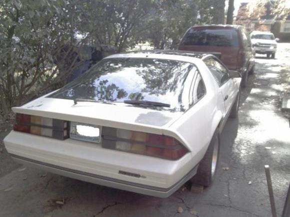 Rear Passenger side view