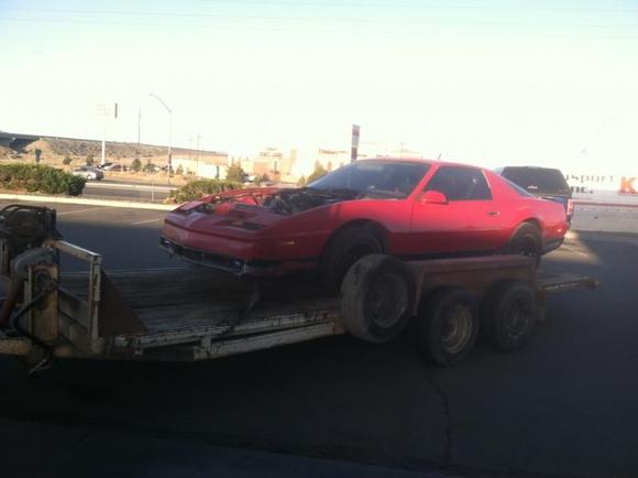 2 years later I got her back ....in ruff shape