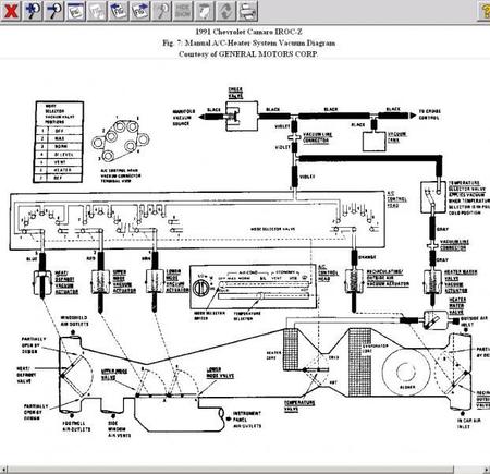 Heater vacuum diagram