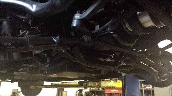 Full tubular k-member and lower control arms.