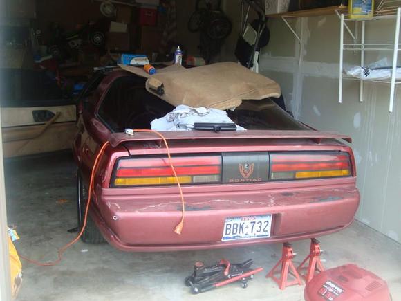 in the process of restoring it