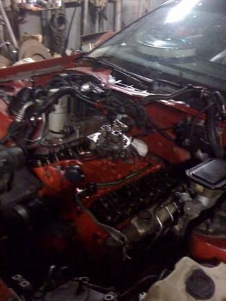 Motor installed