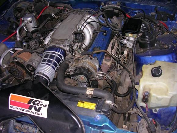 It actually doesnt have k&amp;n filters, previous owner was sticker happy