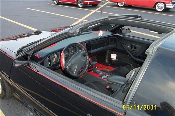 1992 interior with a little color mod., Custom pinstripes replacng the original white.