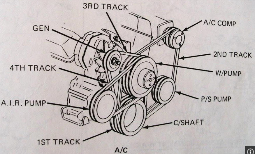 V Belt Diagram Chevy 350