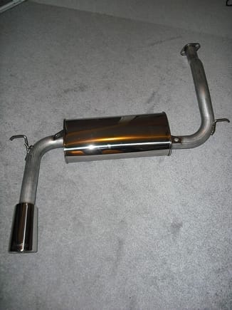 New Stainless Steel exhaust from Vibrant