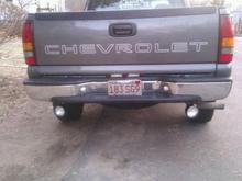 work lights an leds on rear tailgate underneath