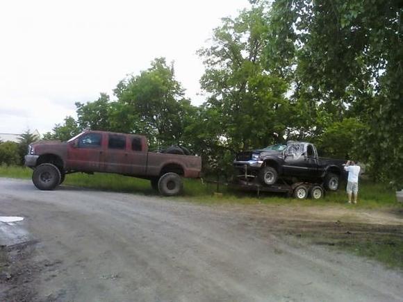 Hauling my cousins rollover