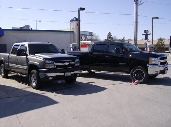 Cool photo opportunity after getting the truck washed i caught!