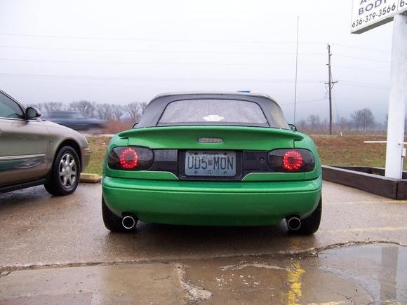 led tail lights and a finished looking back panel