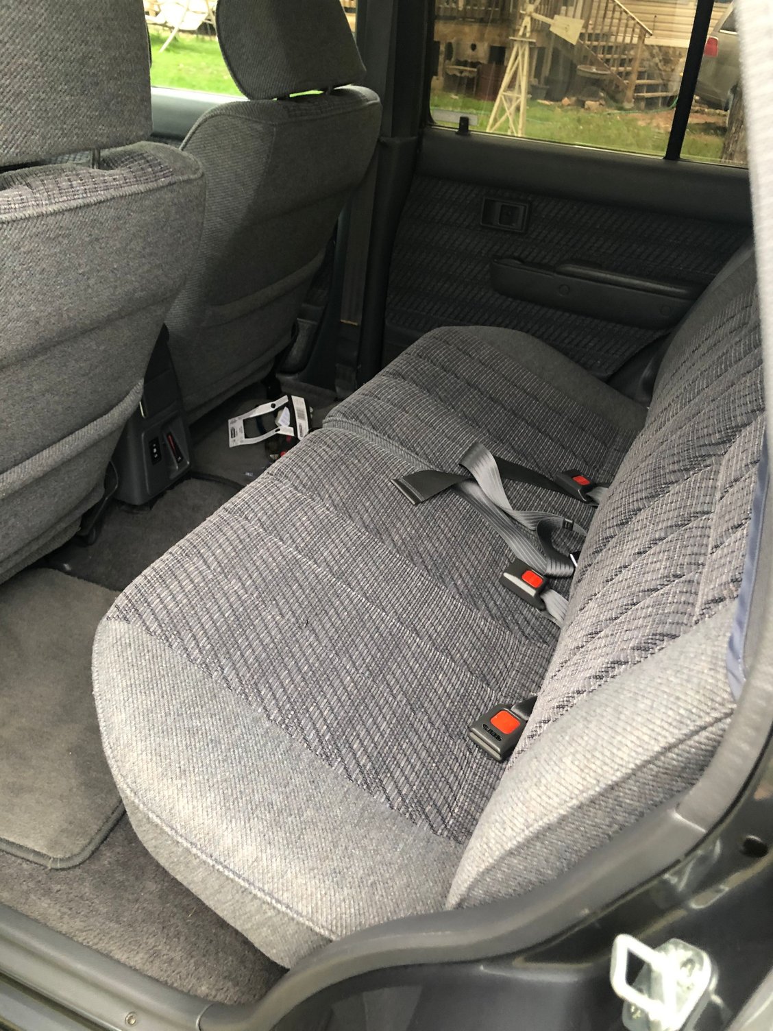 Back seats and Cargo area great shape