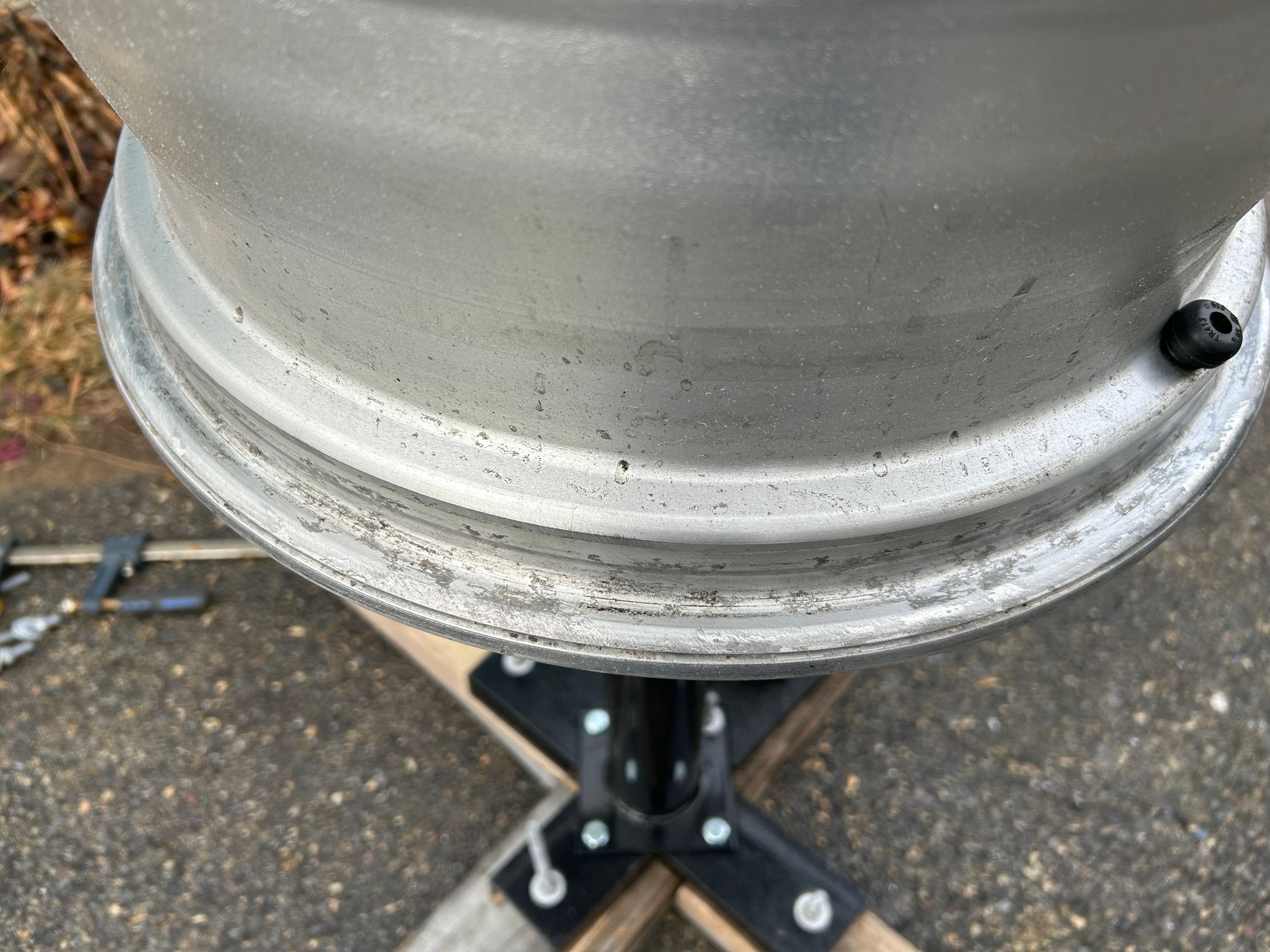 After the wire wheel