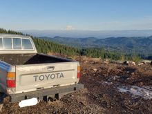 Say what you will about the hippies, Washington is a beautiful place. Mt. Rainier from the Capitol Forest.