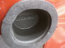 front 6 1/2" boom mat with MDF ring installed...required some cutting and bending of the support to get a flat surface