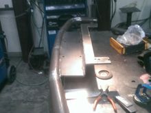 side shot - the smaller rectangular fog lights will mount on the underside of the winch plate