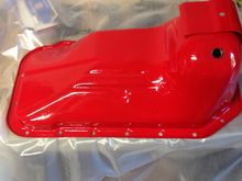 Nice red gloss to match valve cover and help spot leaks