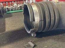 piece of the intake that fell off and got lodged in the TB